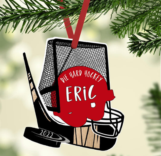 Hockey Ornament Sublimation Blank | Tina Braddock