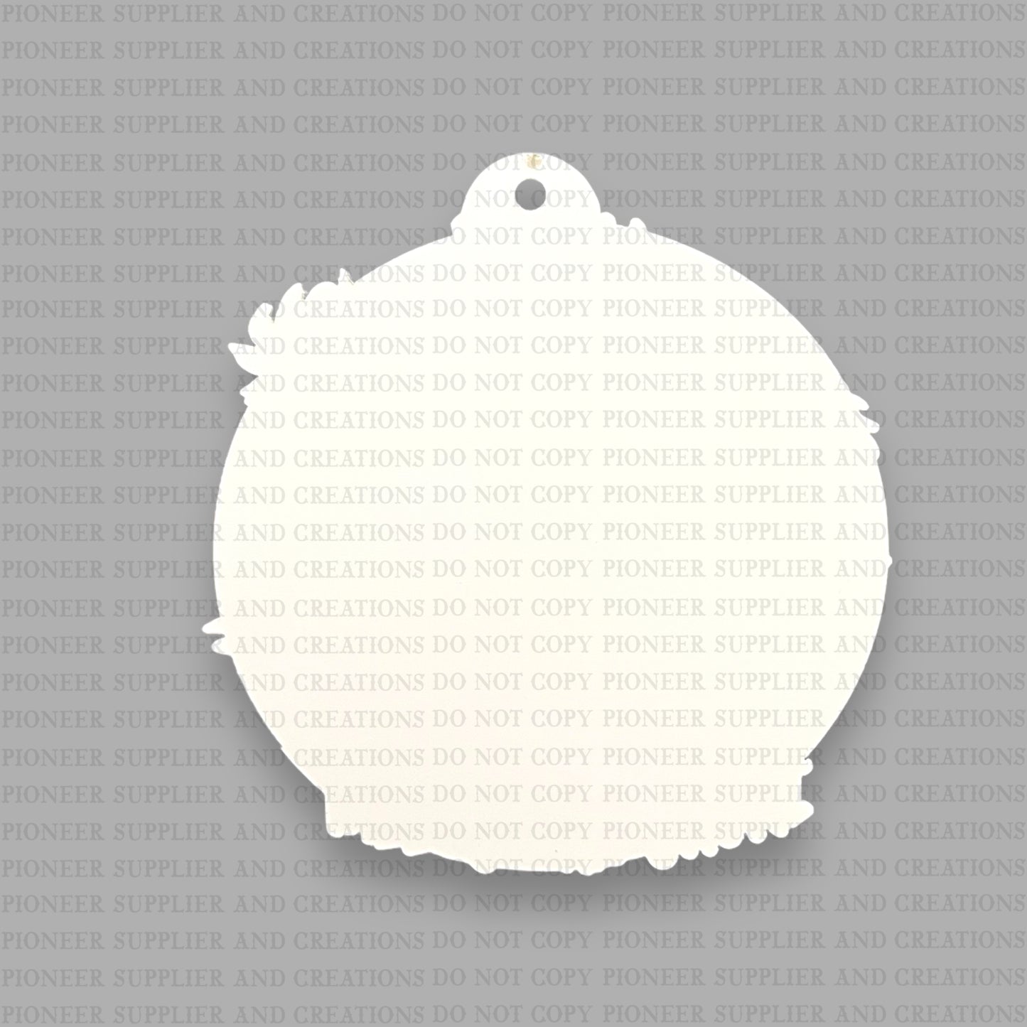 Where the Water Meets the Shore Car Charm Sublimation Blank | Exclusive Pixel Pops