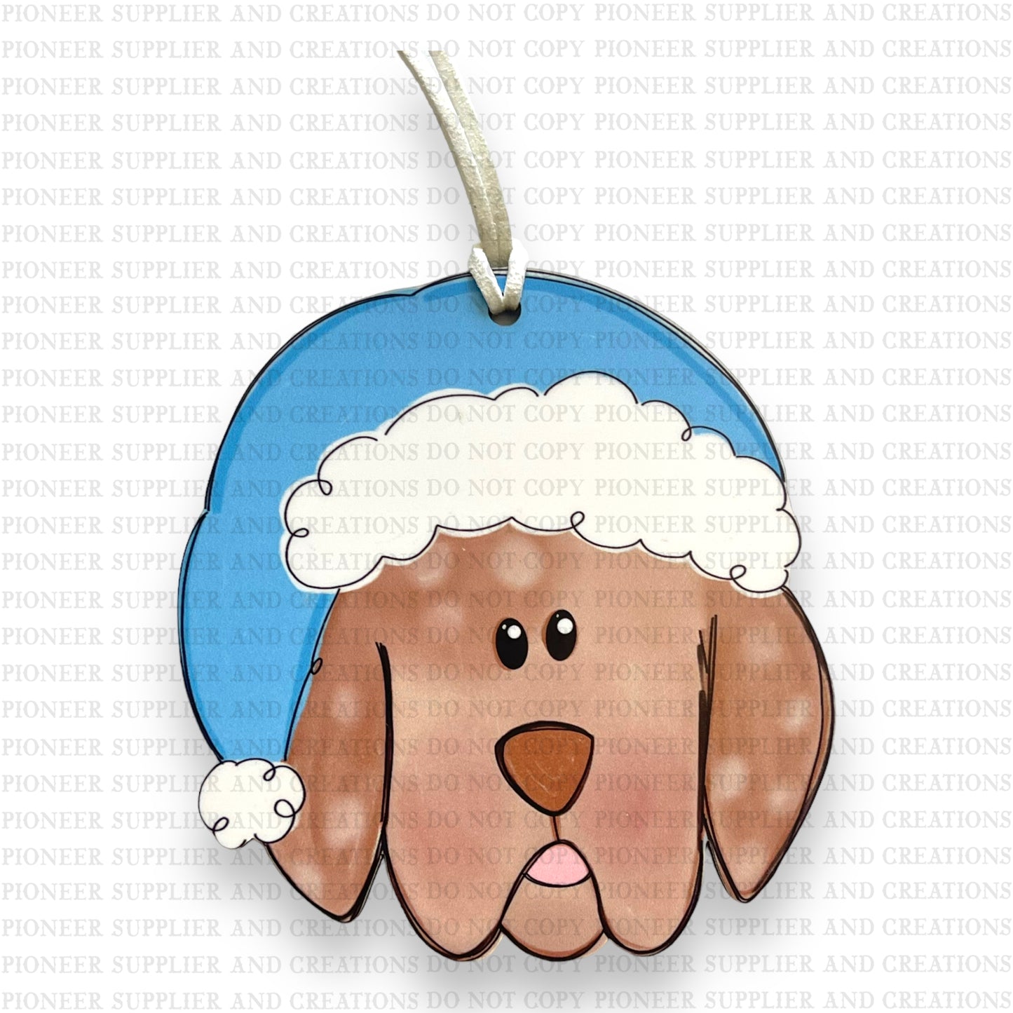 Christmas Puppy Sublimation Blank | Exclusive Pixel Pops
