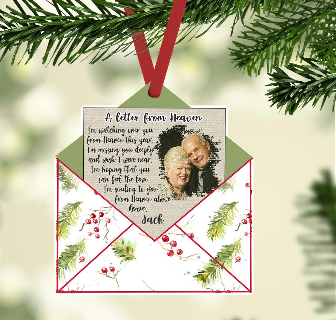 Letter Ornament Sublimation Blank