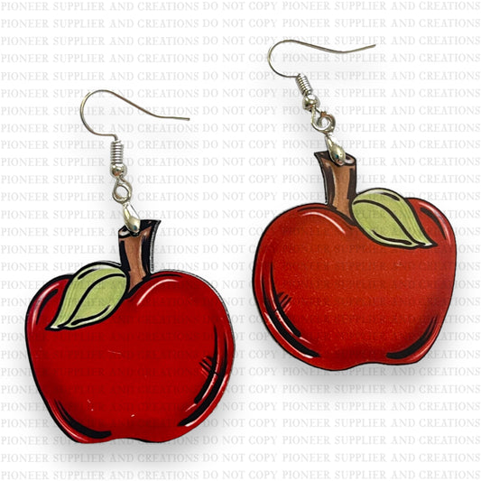 Apple Earring Sublimation Blanks | Tina Braddock
