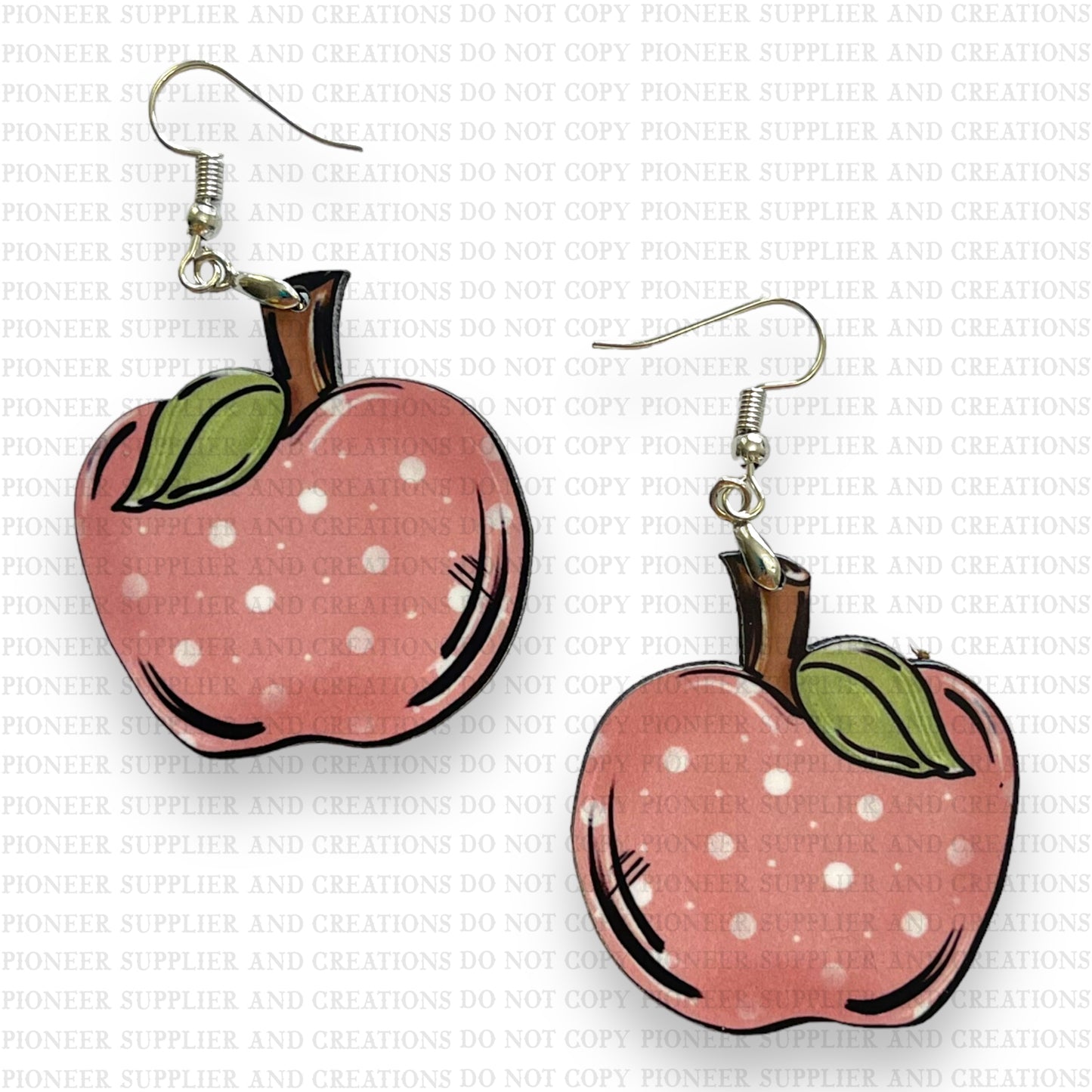 Apple Earring Sublimation Blanks | Tina Braddock