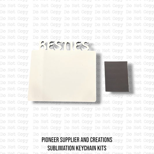 Besties Magnet Sublimation Blank