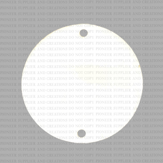 Circle Badge Reel Sublimation Blanks