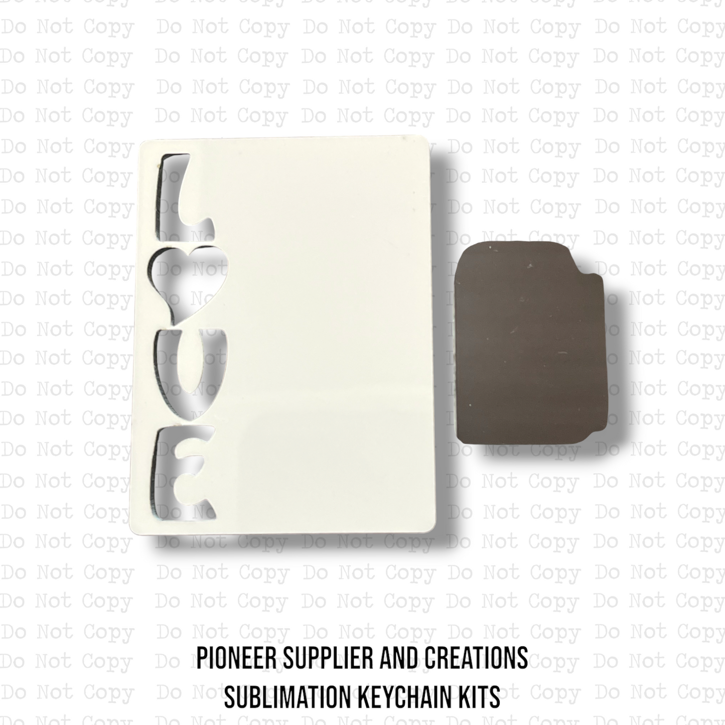 Love Magnet Vertical Sublimation Blank