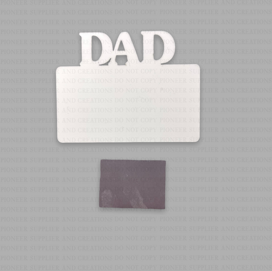 Dad Photo Magnet Sublimation Blank