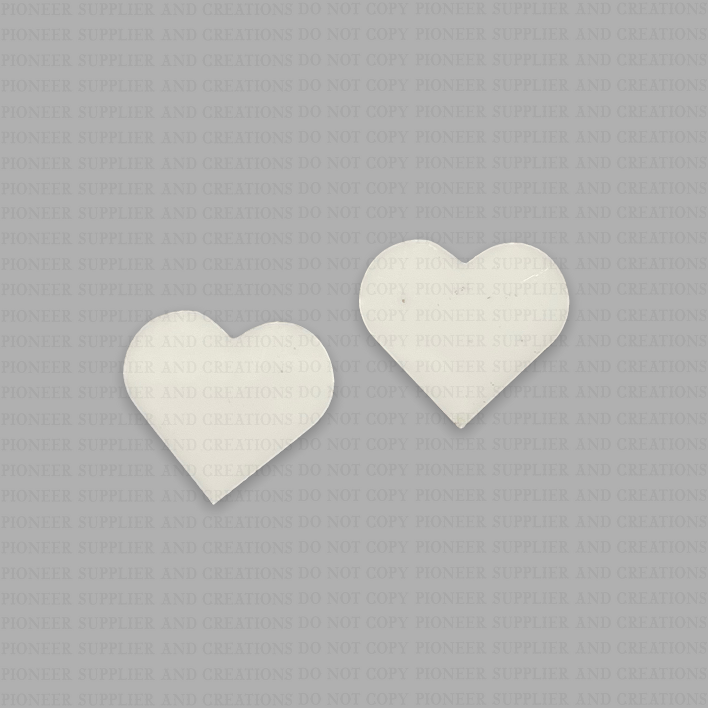 STUD Heart Sublimation Blanks | 4 PAIR