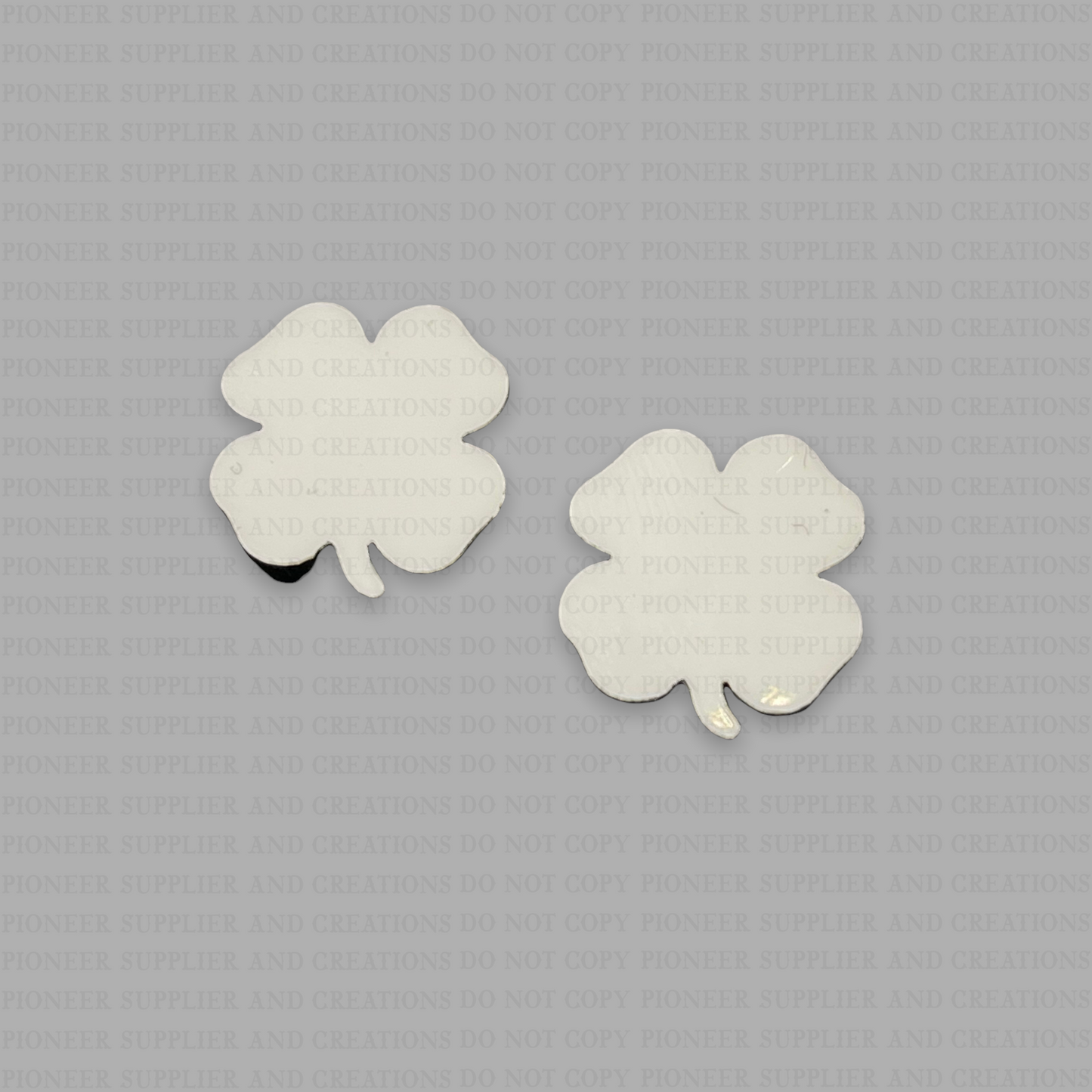 Clover Shamrock Stud Sublimation - No Hardware
