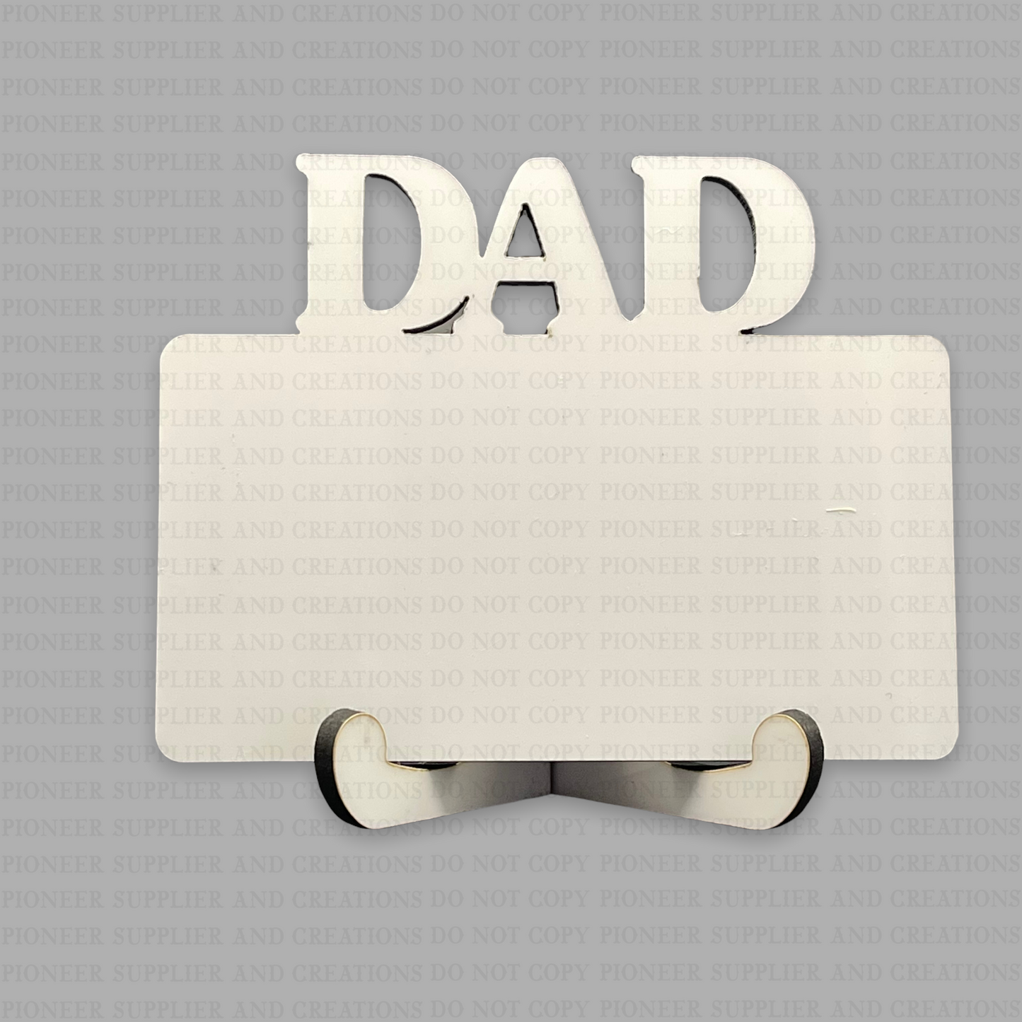 Dad Sublimation Photo Panel with Stand
