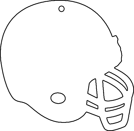 Helmet Shaped Earring Sublimation Blanks