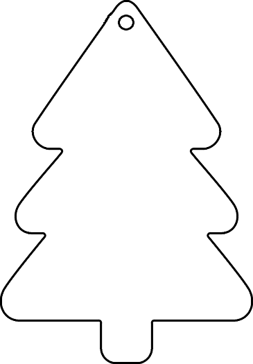 Tree Shaped Earring Sublimation Blanks