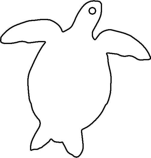 Turtle Shaped Earring Sublimation Blanks - Pioneer Supplier & Creations