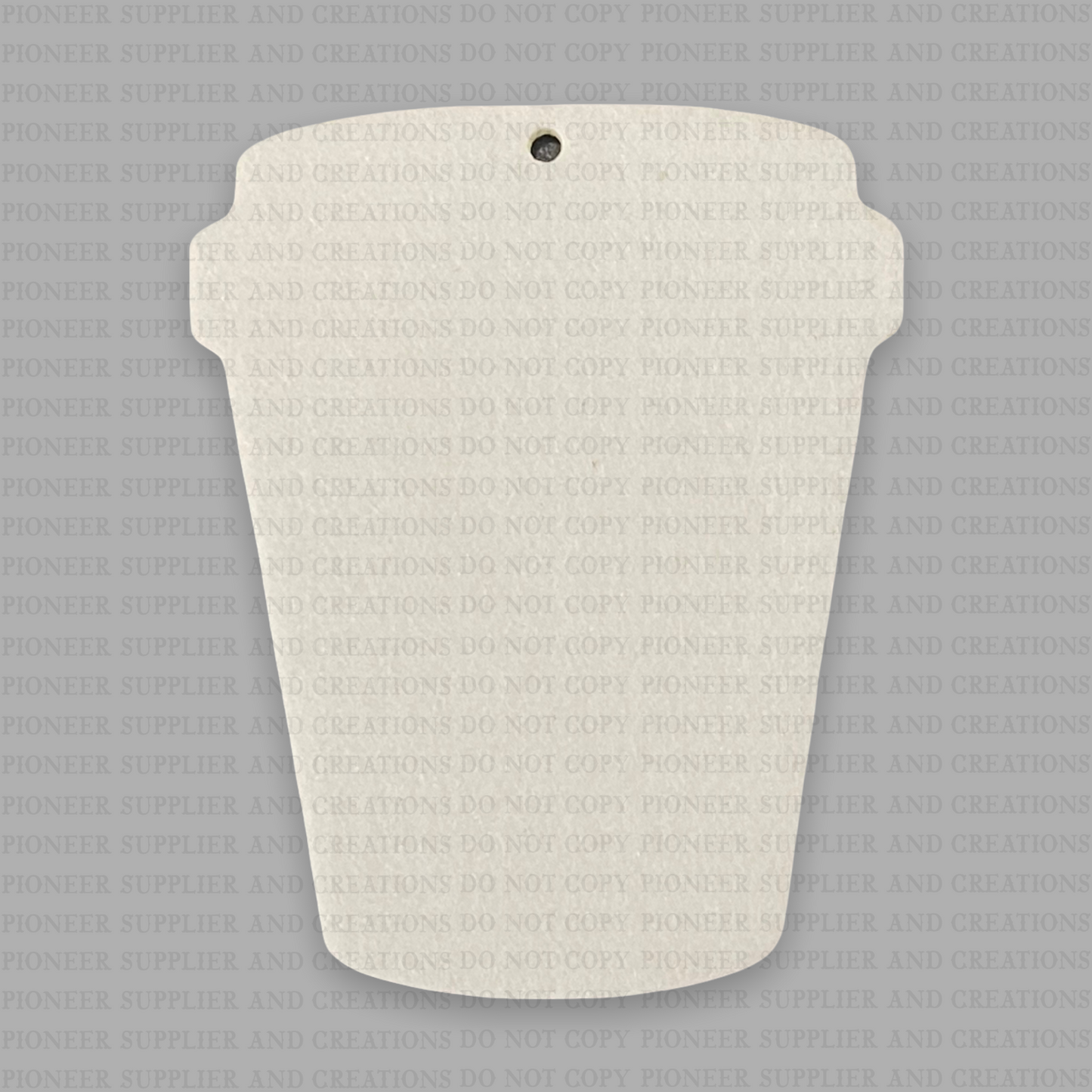 Coffee Cup Air Freshener Sublimation Blank