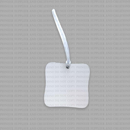 Rounded Square Luggage | Bag Tag Sublimation Blank
