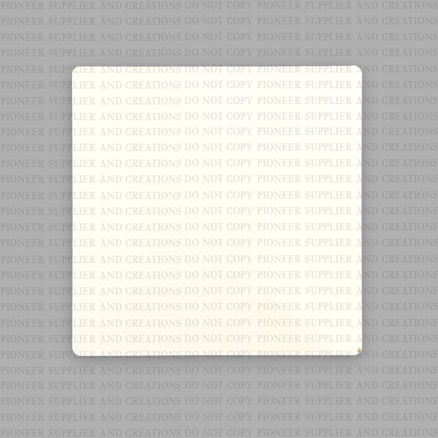 Square No Hole Sublimation Blank