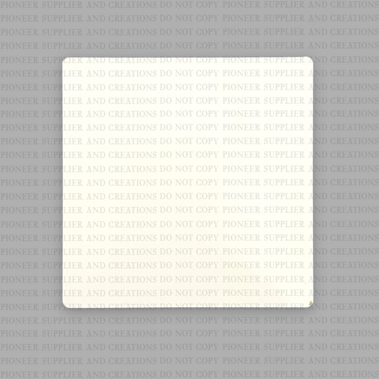Square No Hole Sublimation Blank