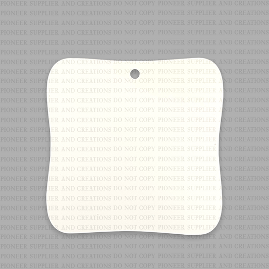 Rounded Square Shaped Ornament Sublimation Blank - Pioneer Supplier & Creations