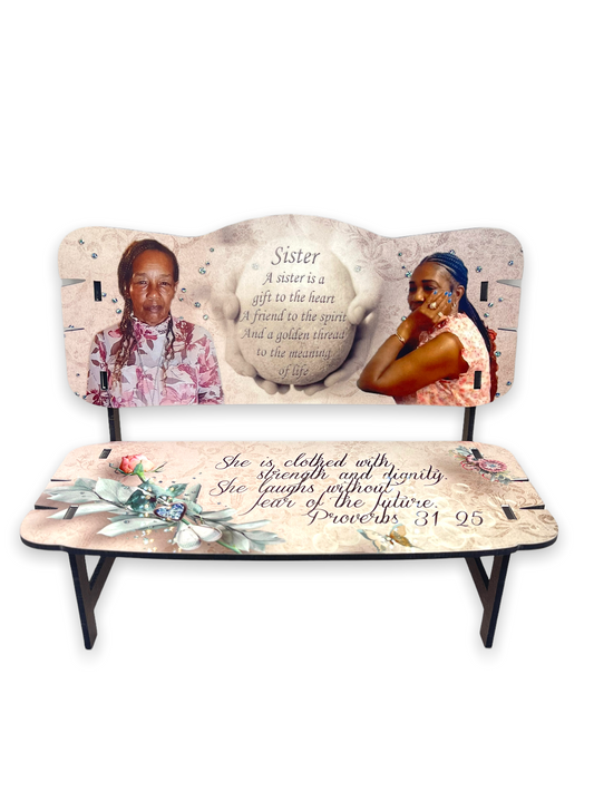 Desktop Memorial Keepsake Bench Shaped Sublimation Blanks