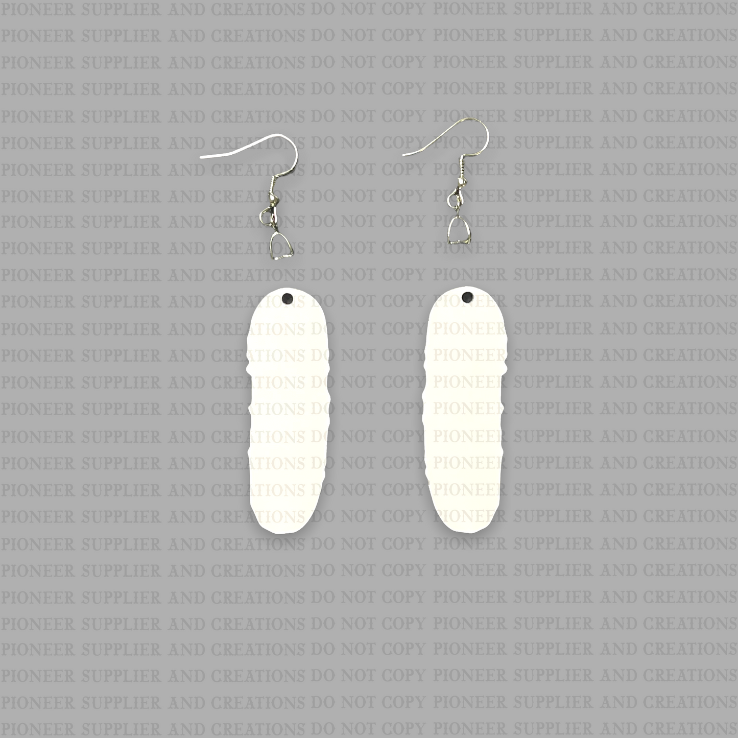 Dill Pickle Shaped Earring Sublimation Blanks