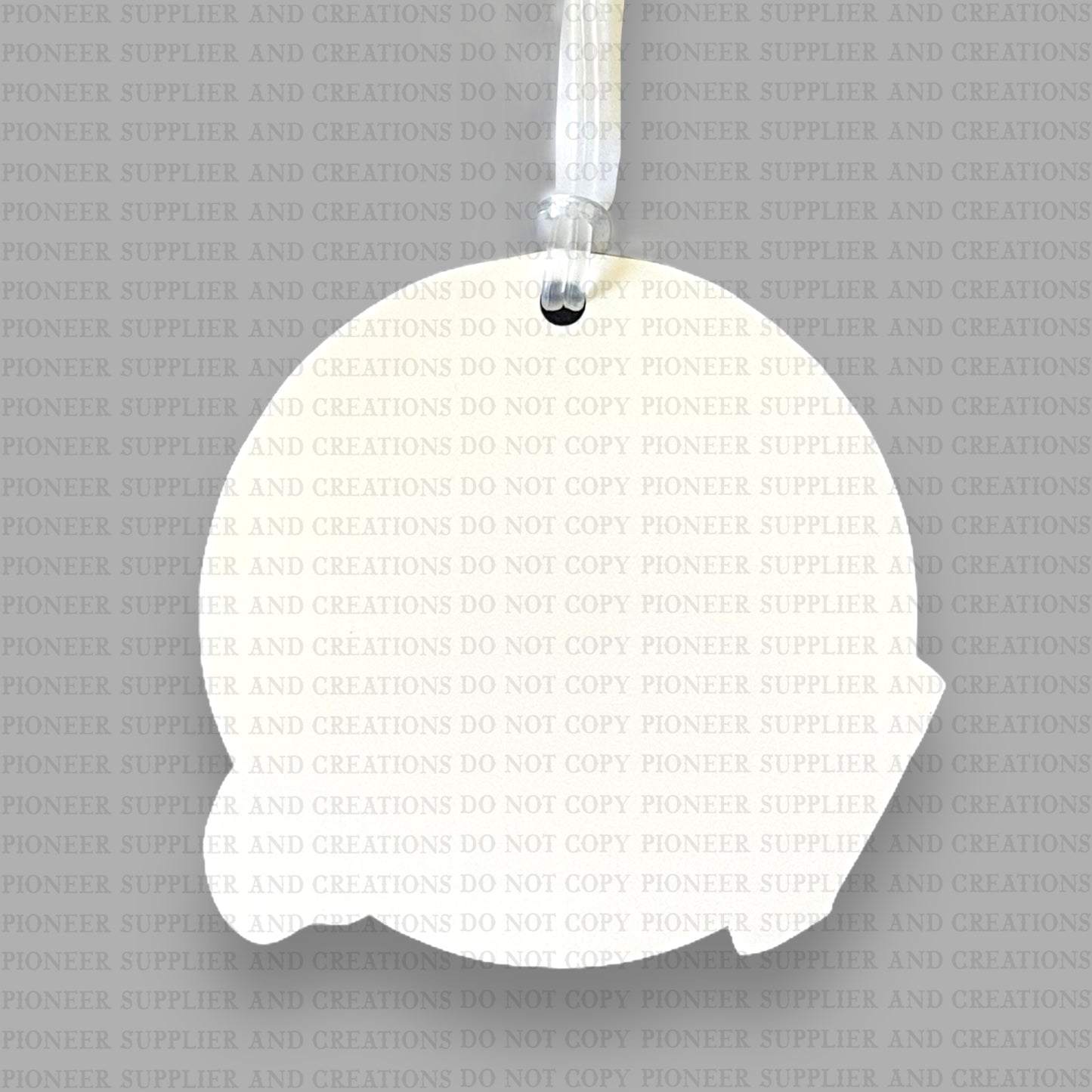 Chalkboard Bag Tag Sublimation Blank