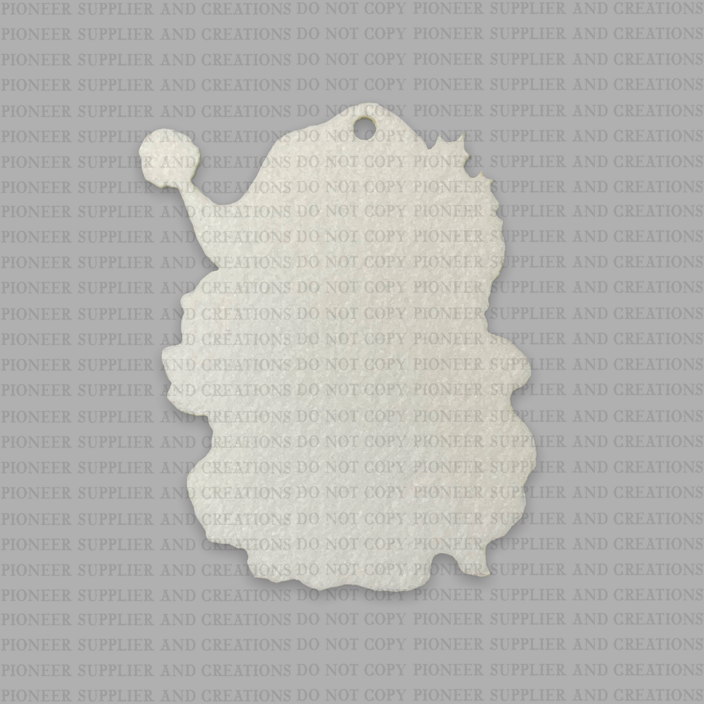 Vintage Santa Red Hat Shaped MDF Sublimation Blank