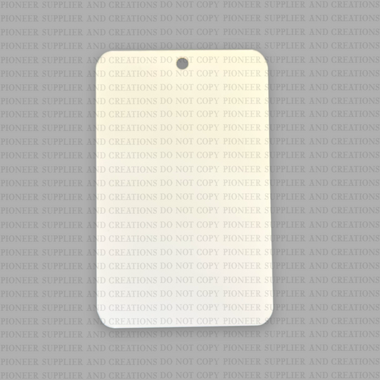 Vertical Rectangle Ornament Sublimation Blank