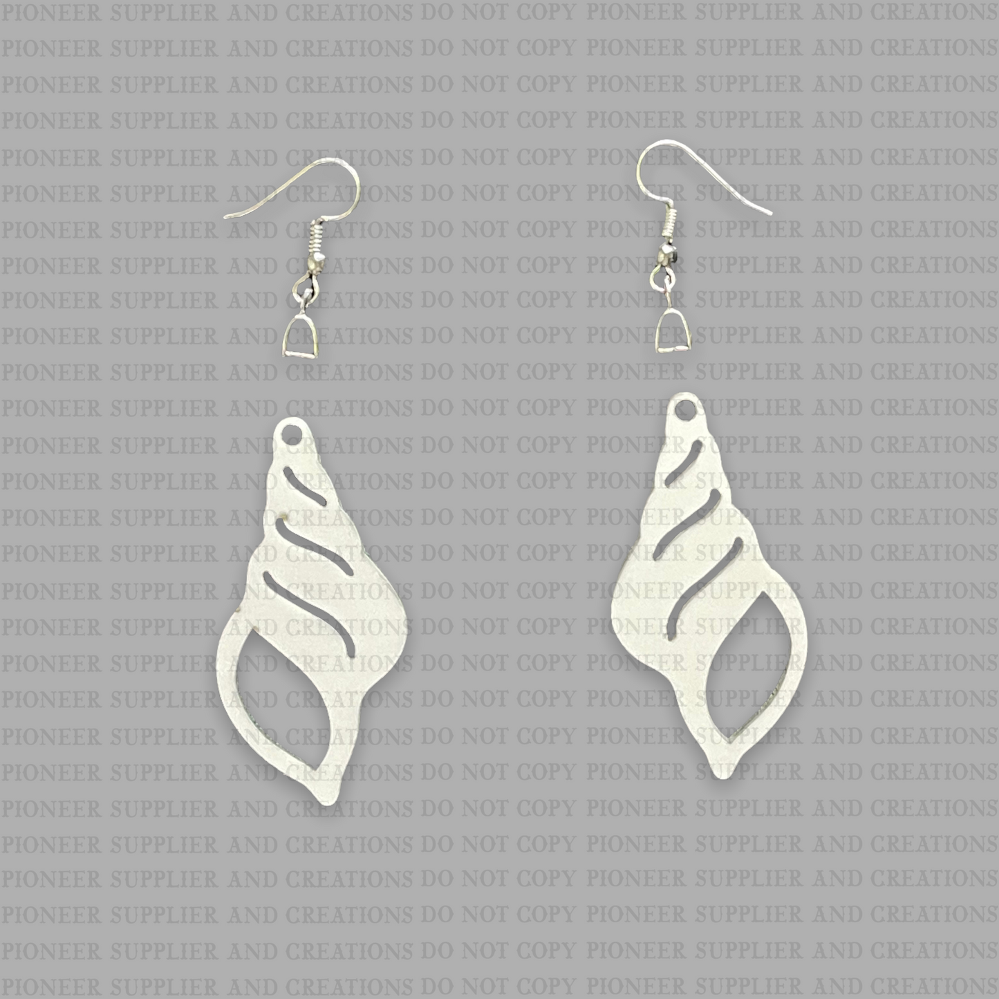 Shell Earring Sublimation Blanks