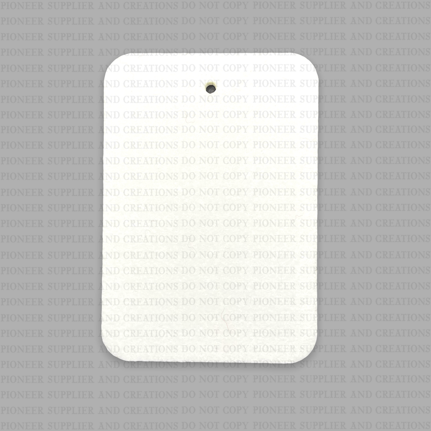 Rounded Edge Rectangle Shaped Air Freshener Sublimation Blank - Pioneer Supplier & Creations