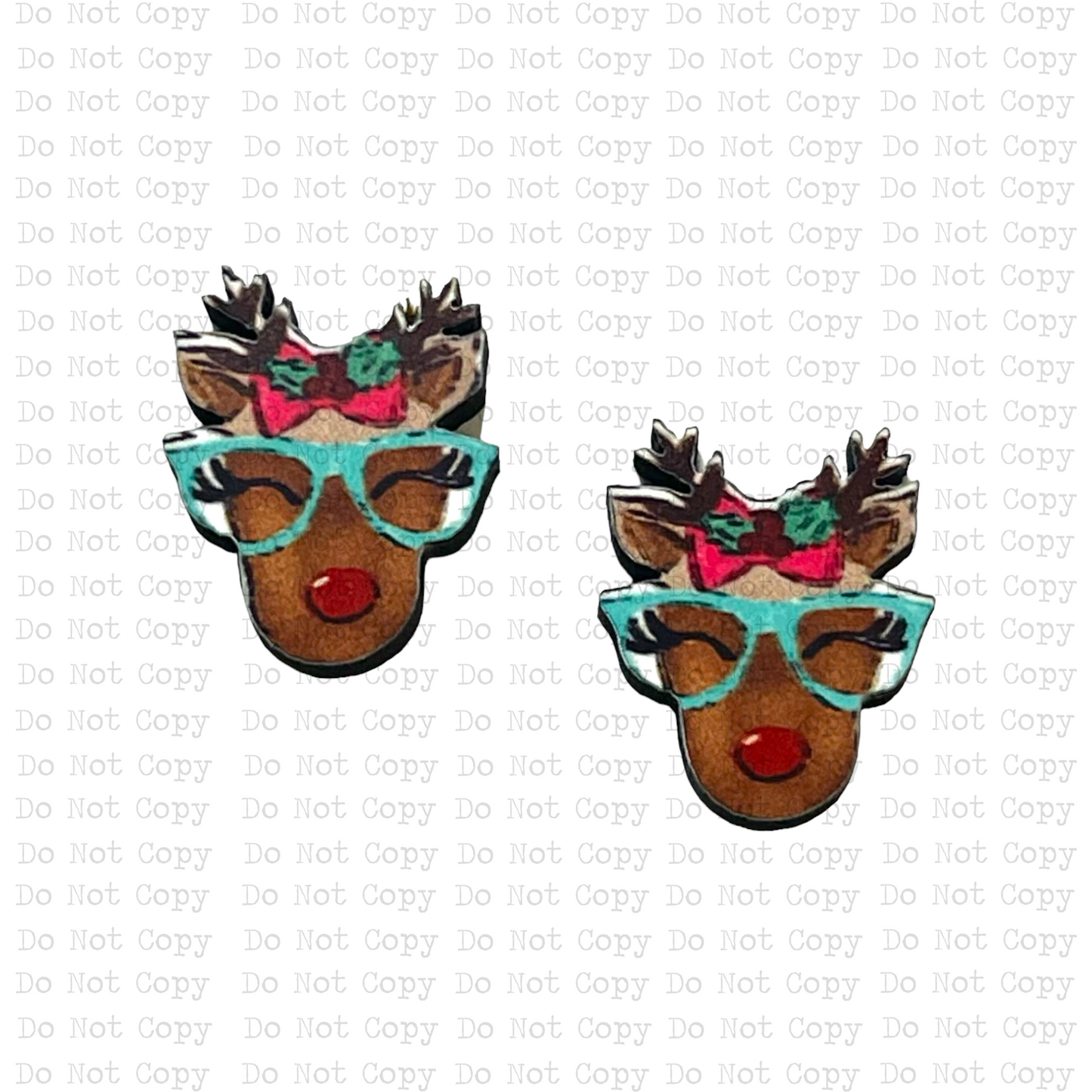 Mrs. Rudolph Stud Sublimation - No Hardware