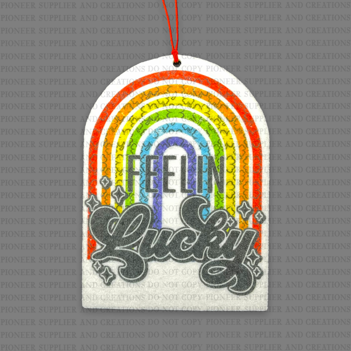 Rainbow Multi Use Air Freshener Sublimation Blank