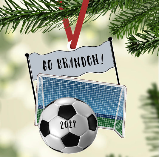 Soccer Ornament Sublimation Blank | Tina Braddock