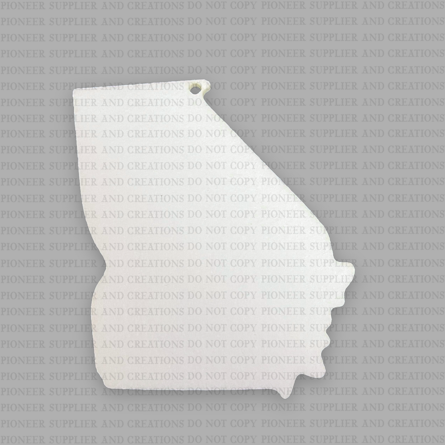 US State Shaped Air Freshener Sublimation Blanks