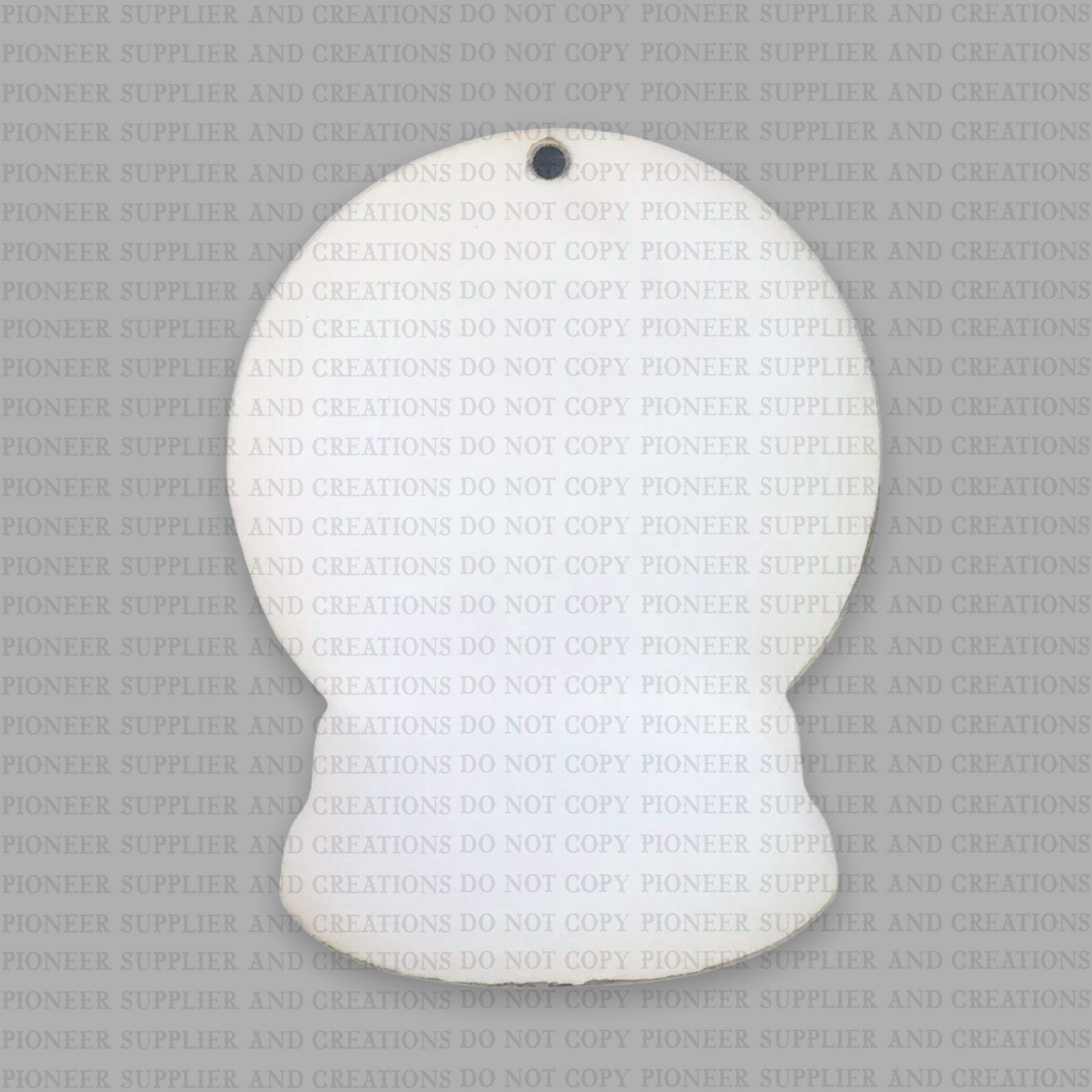 Snow Globe Shaped Ornament Sublimation Blank - Pioneer Supplier & Creations