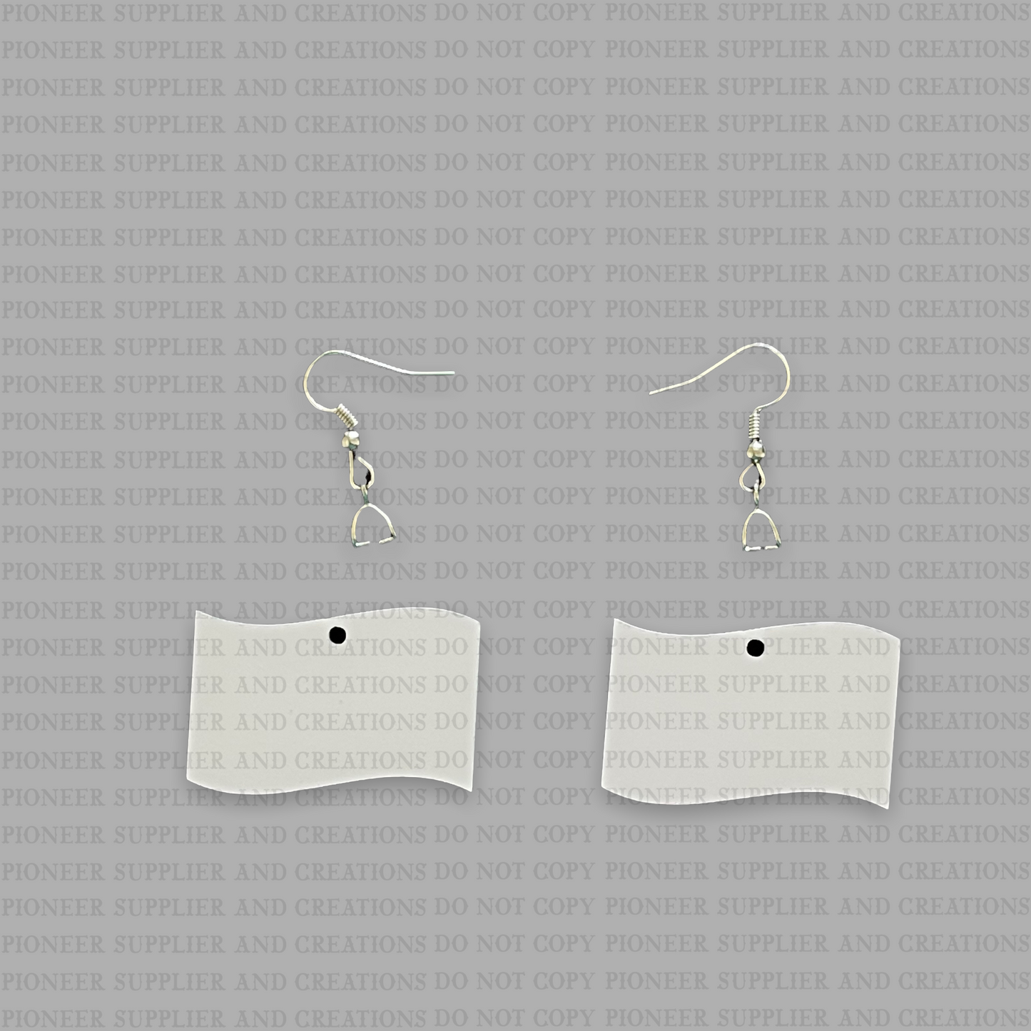 Flag Earrings Sublimation Blanks