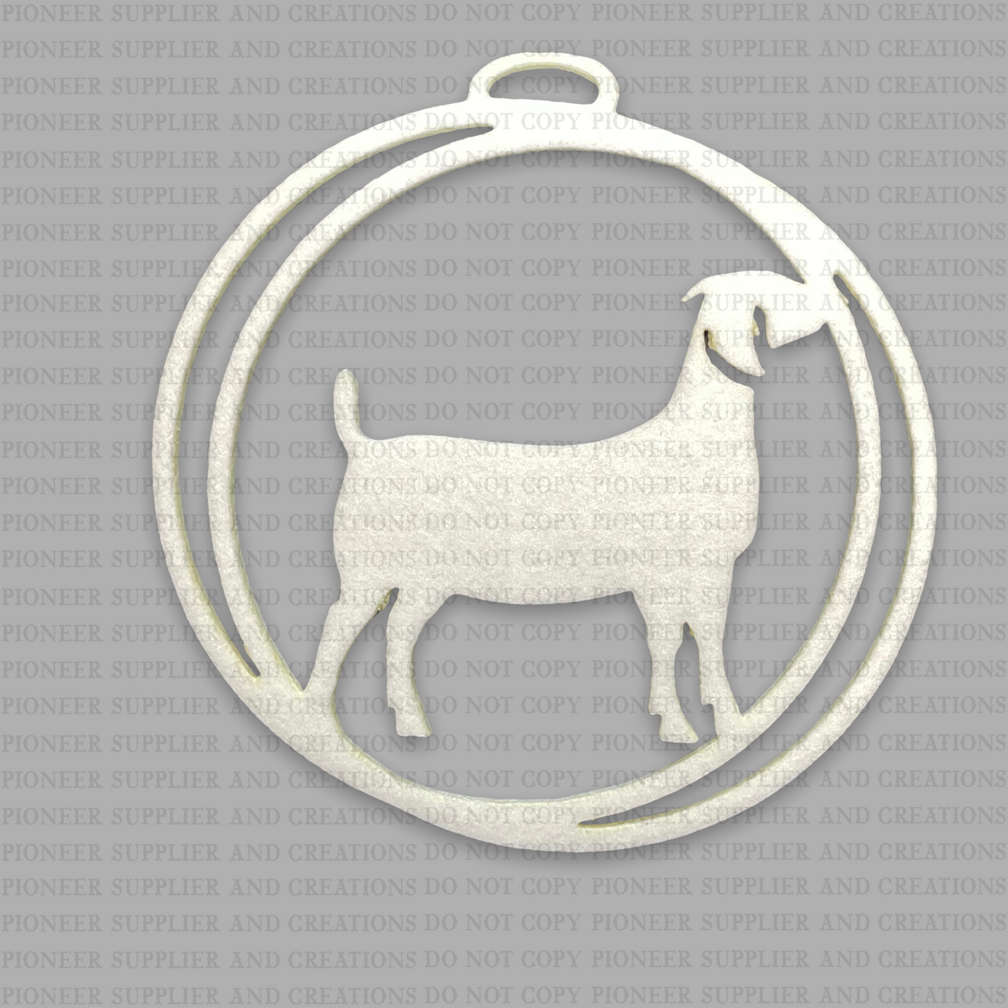 Goat Air Freshener Sublimation Blank