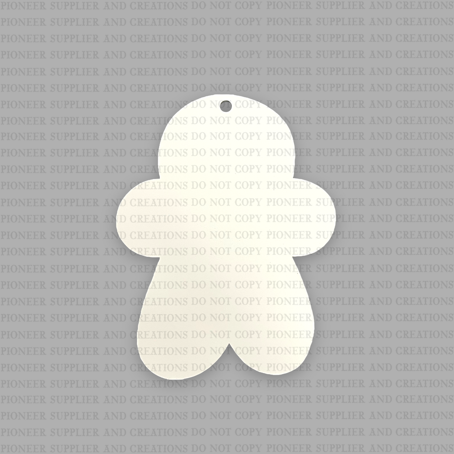 Gingerbread Ornament Sublimation Blank