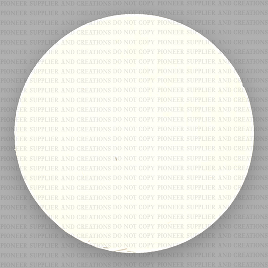 Circle Badge Reel Sublimation Blanks