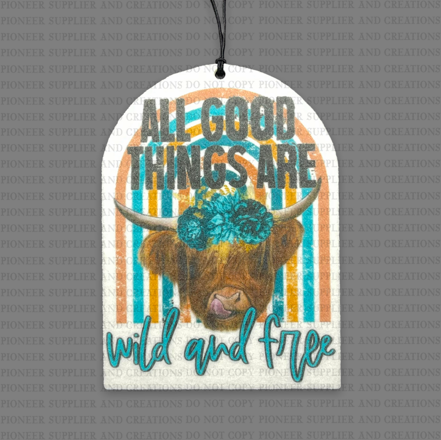 Rainbow Multi Use Air Freshener Sublimation Blank