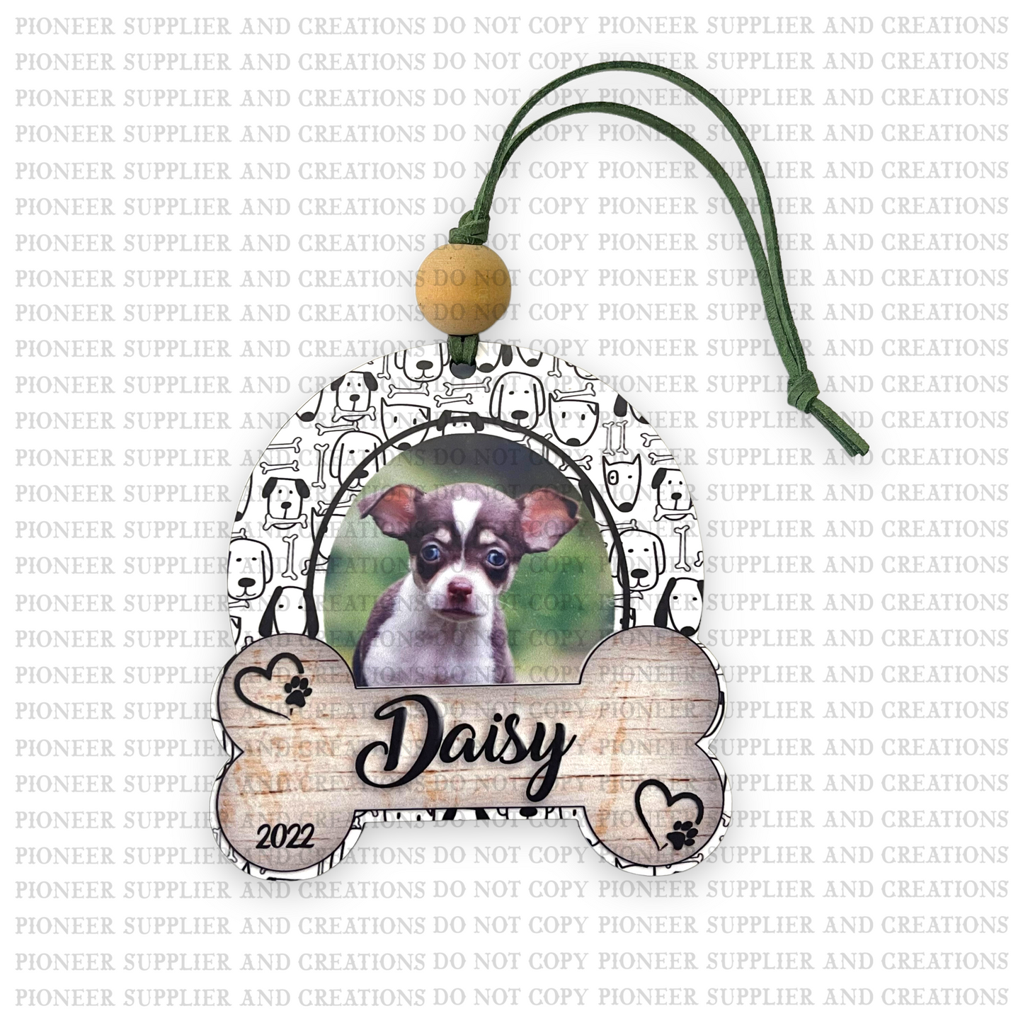 Dog Ornament Sublimation Blank