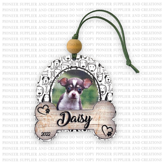 Dog Ornament Sublimation Blank