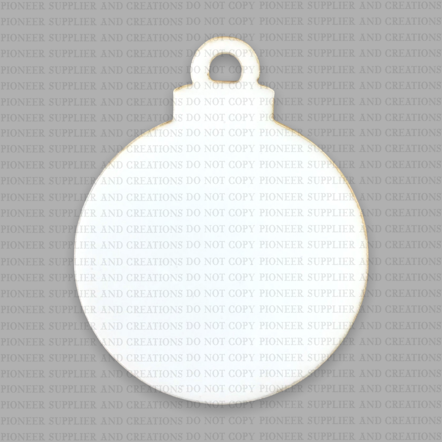 Christmas Ball Shaped Ornament Sublimation Blank - Pioneer Supplier & Creations