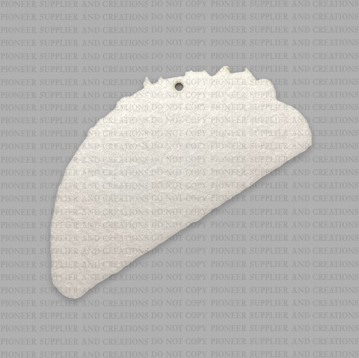 Taco Air Freshener Sublimation Blank