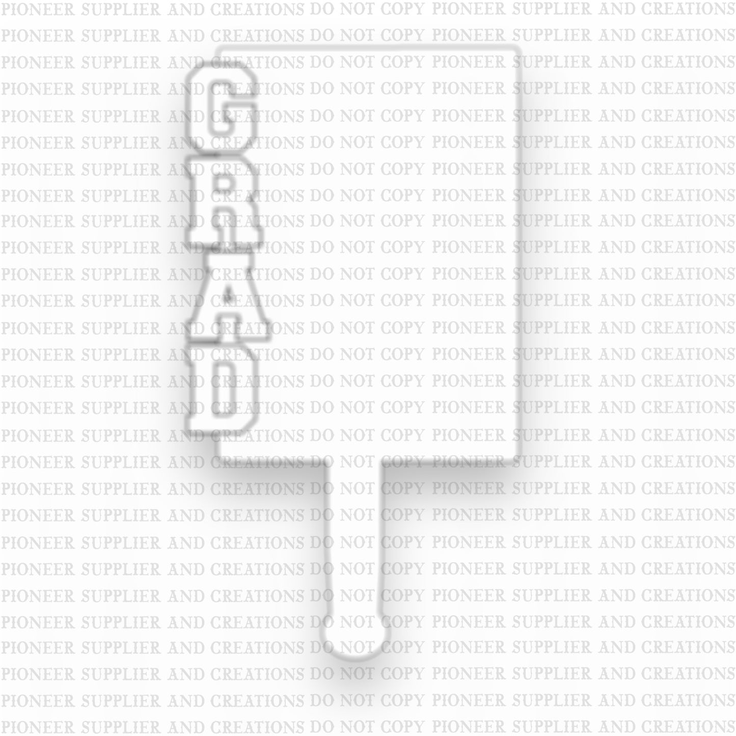 Grad Fan Photo Panel Sublimation Blank