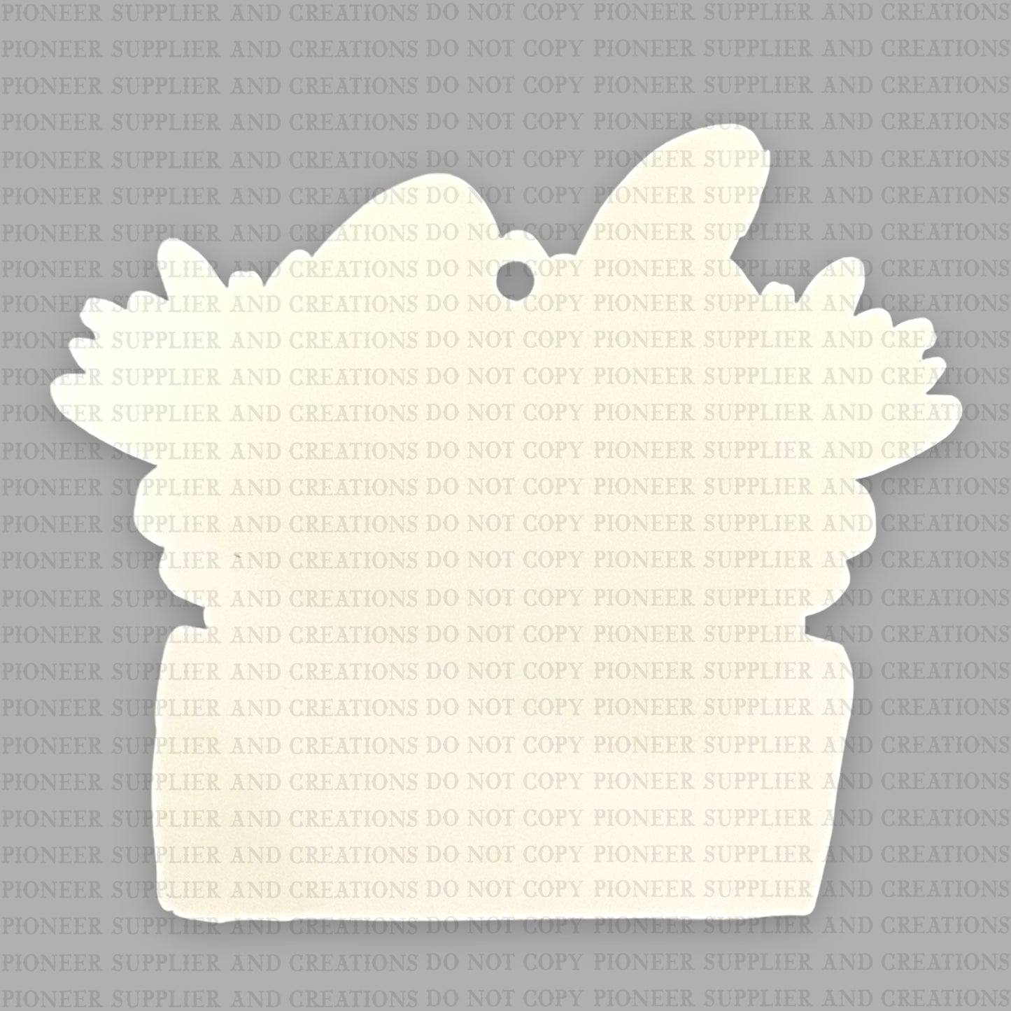 Girl Easter Bunny Name Plate Sublimation Blank | Exclusive Alicia Ray Art