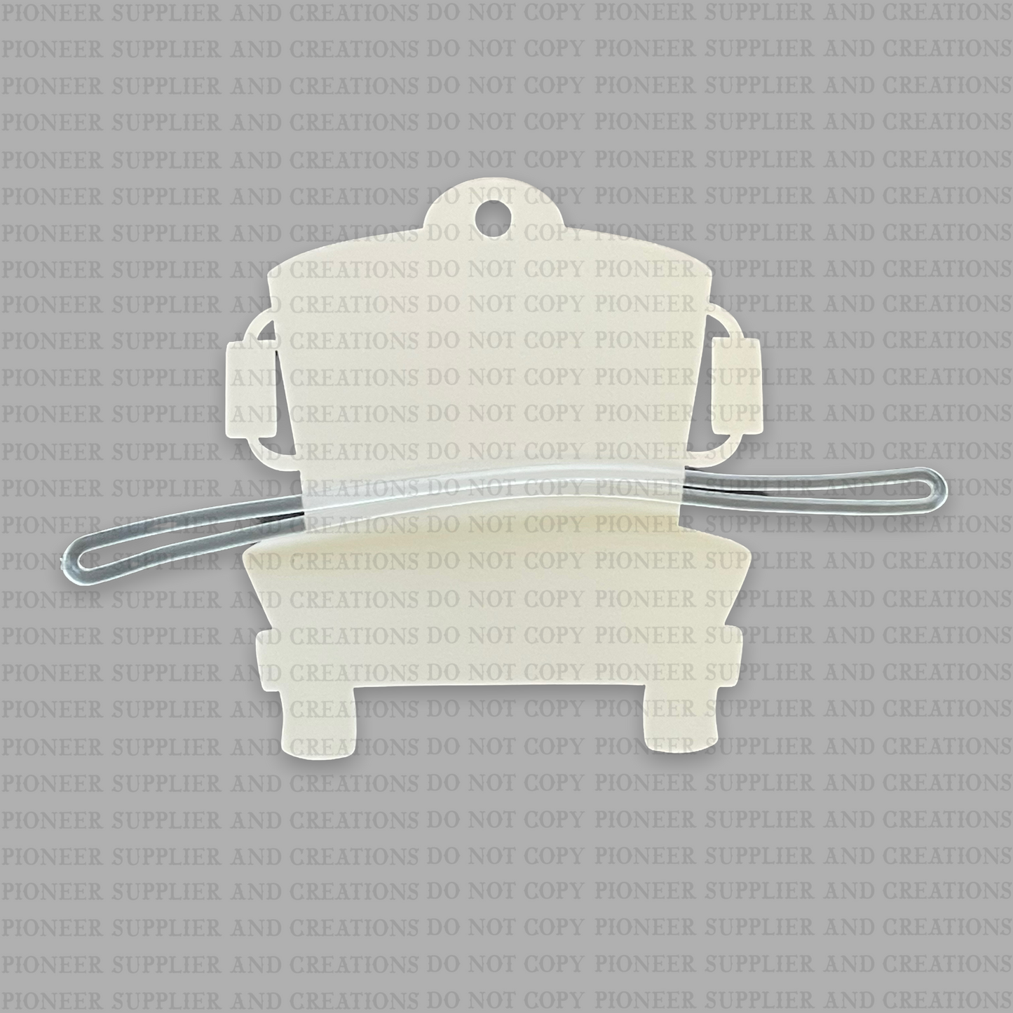 School Bus Rider Bag Tag Sublimation Blank | Exclusive Pixel Pop