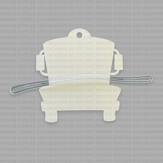 School Bus Rider Bag Tag Sublimation Blank | Exclusive Pixel Pop