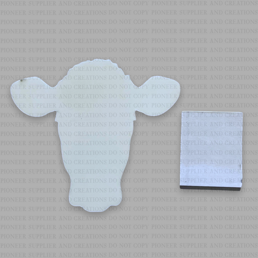Cow Magnet Sublimation Blank