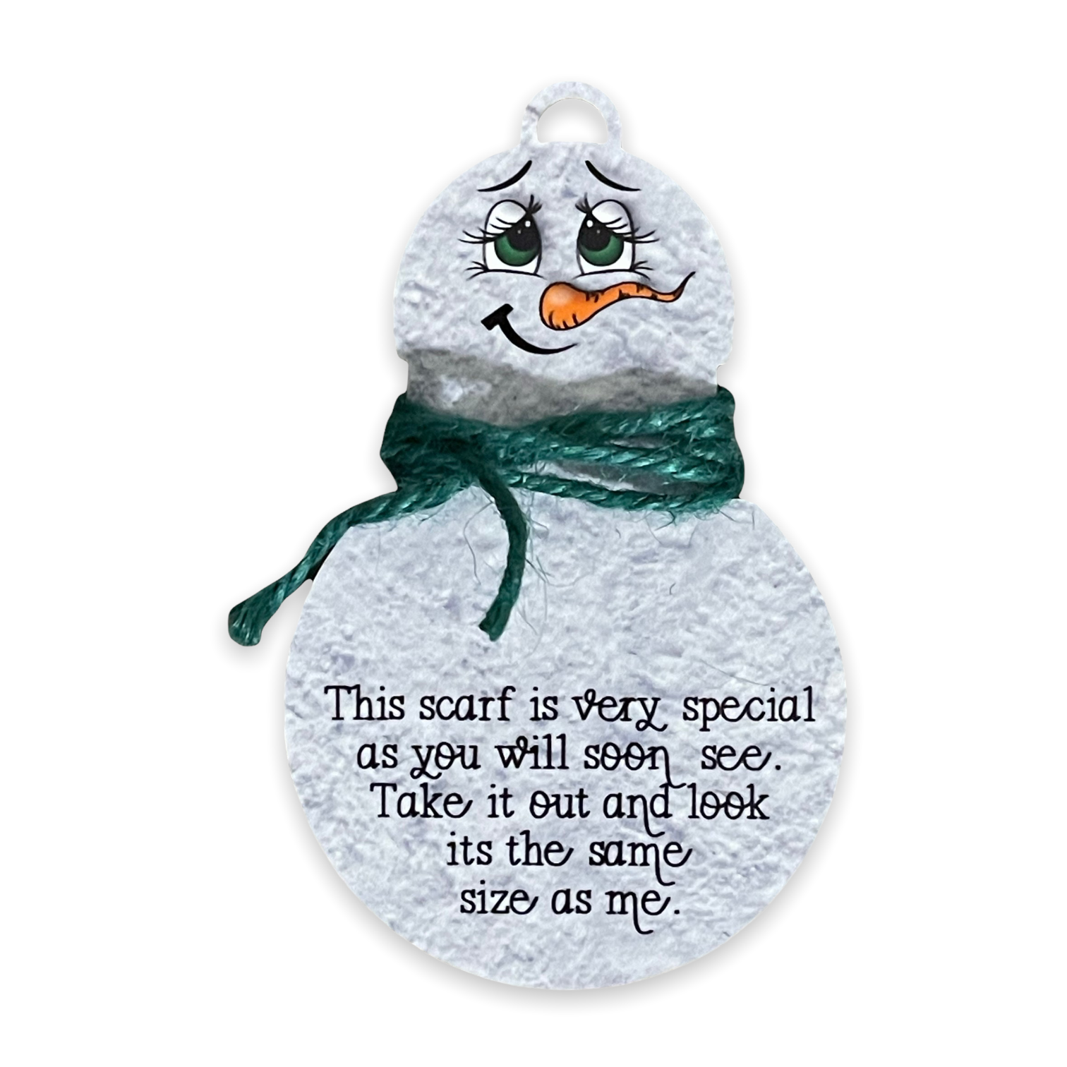 Sublimation Snowman Ornament Blank