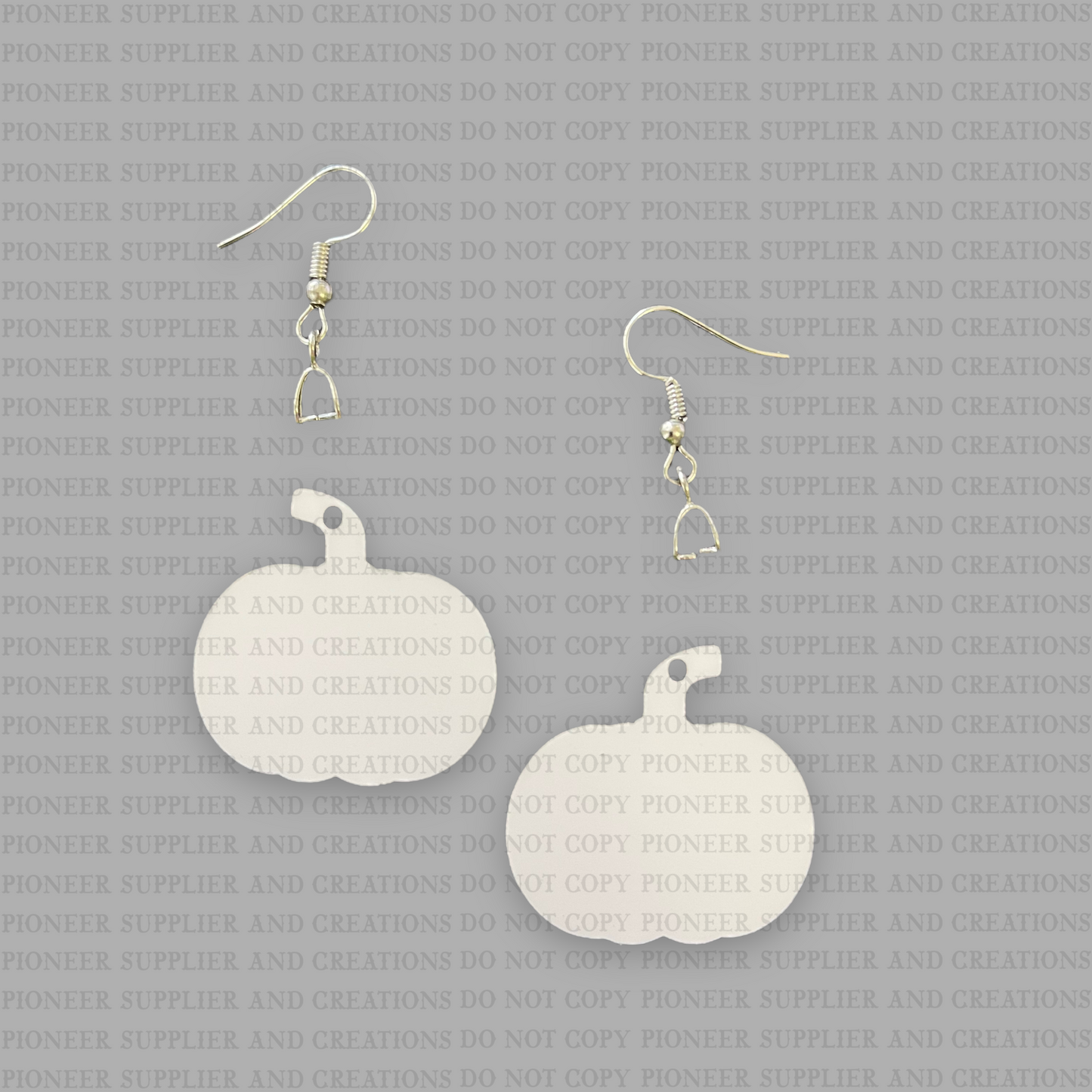Pumpkin Earring Sublimation Blanks