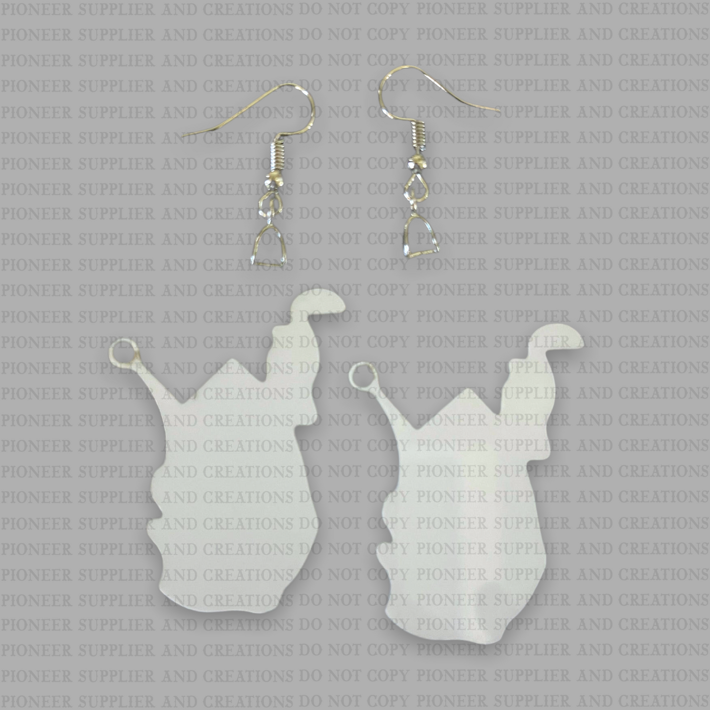 West Virginia | State | Shaped Earring Sublimation Blanks